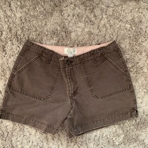 Brown Old Navy cargo style shorts